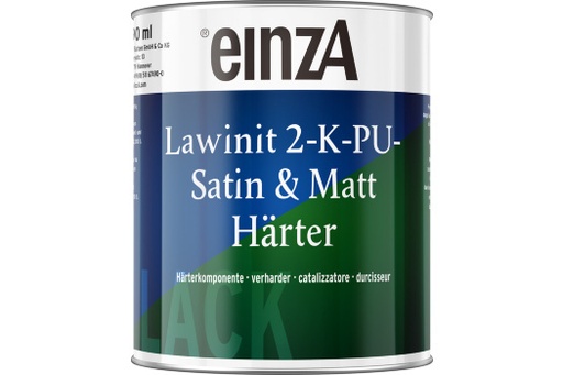 [EIN0026659] einzA Härter Lawinit 2K PU Lack Matt/Satin 690ml wasserbasiert