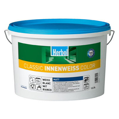 [AKZ5203349] Herbol Classic Innenweiss Color weiß 5 Liter