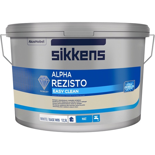 [AKZ5566109] Alpha Rezisto matt Easy Clean weiß/Basis W05 10 Liter