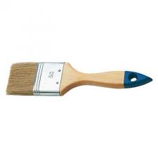 [S044435] Storch Flachpinsel 40mm helle Bo. Holzstiel lackiert