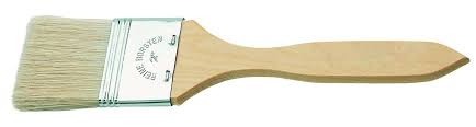 [S044840] Storch Flachpinsel 40mm helle Bo. Holzstiel