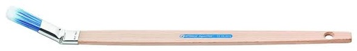[S055510] Storch PlattPinsel 10mm gebogen AquaSTAR blau-weiß Edelst. Premium