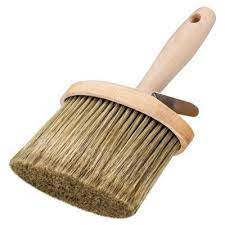 [S080500] Storch Oval-Deckenbürste 135x65mm Lasurtechnik PET-CN-Mix Holzk./-gr. Premium