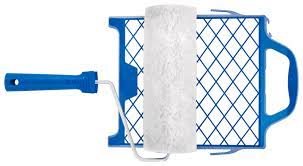 [S148419] Storch 2tlg Roller-Set 19cm K47 PET 22 weiß 6mm Bügel fest Gitter