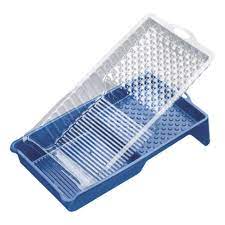 [S191631] Storch Set Farbwanne 14x29cm Kst blau mit 10x Farbwanneneinsatz
