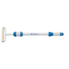 [S211410] Storch Igelwalze Messing 200mm teleskopierbar, 72cm - 115cm