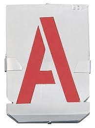 [S245225] Storch Signier-Schablonen 250mm Zink Großbuchstaben A-Z