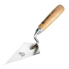 [S315114] Storch Hamburger-Spitzkelle 140mm Edelstahl Holzgriff