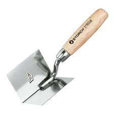 [S316508] Storch Innenecken-Kelle 80x60x60mm Edelstahl Holzgriff