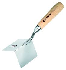 [S316708] Storch Außenecken-Kelle 80x60x60mm Edelstahl Holzgriff