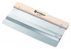[S324727] Storch Doppelblatt-Flächenspachtel 270mm runde Ecken