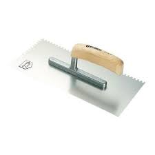 [S327500] Storch Edelstahl-Zahnkelle 10x10, 280x130mm Holzgriff