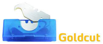 [S354167] Storch Haken-Klingen, Goldcut TiN-beschichtet, im Dispenser