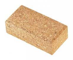 [S431700] Storch Schleifklotz Kork 120x40x60mm Ecken abgerundet