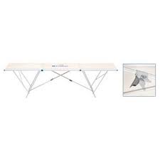 [S550480] Storch Tapeziertisch 80 x 320cm Alurahmen, Höhe 90cm