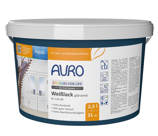 [AUR96471] AURO Hochglanzlack 516 MIX PG 2,5l