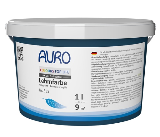 [AUR96518] AURO Lehmfarbe 535 PG5 1l