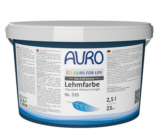 [AUR96523] AURO Lehmfarbe 535 PG5 2,5l