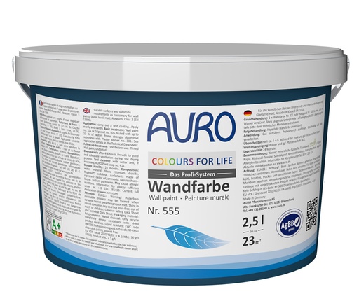 [AUR96540] AURO Wandfarbe 555 PG3 2,5l