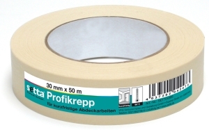 [SET88003] Setta Profi Krepp Malerband 30mm 50m hell SET704366