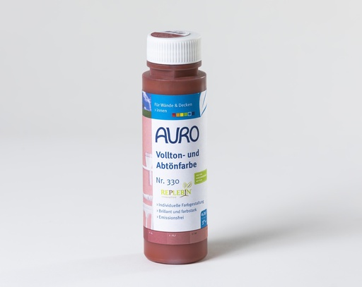 [AUR33000324] Auro Vollton- und Abtönfarbe Englisch-Rot 0,25l