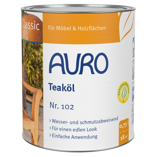 [AUR102008124] Auro Classic Teaköl 0,75l