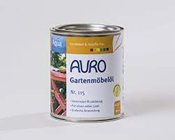 [AUR115000024] Auro Gartenmöbelöl, Aqua 0,75l Braun pigmentiert