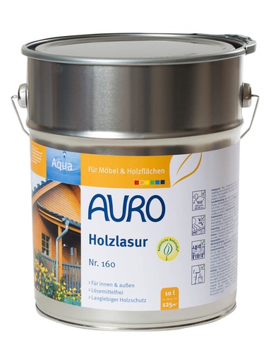 [AUR160005250] Auro Holzlasur, Aqua, Azur 10l