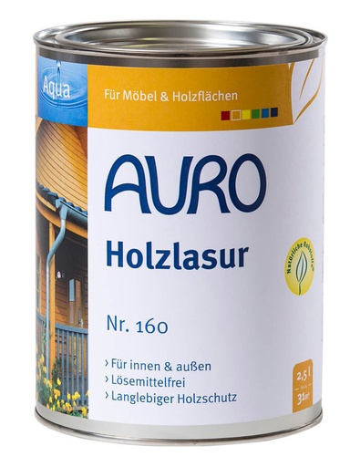[AUR160009729] Auro Holzlasur, Aqua, Palisander 2,5l