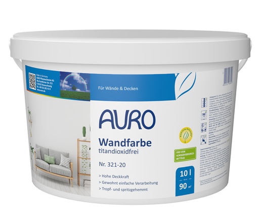[AUR321200014] Auro Wandfarbe titandioxidfrei 10l