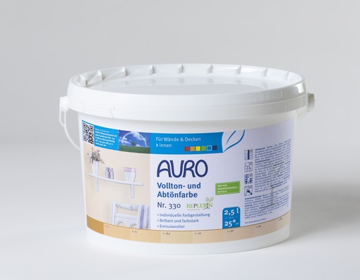 [AUR330001011] Auro Vollton- und Abtönfarbe Ocker-Gelb 2,5l