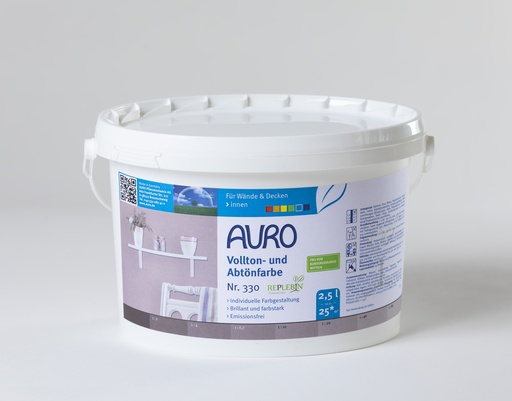 [AUR330008211] Auro Vollton- und Abtönfarbe Umbra gebrannt 2,5l