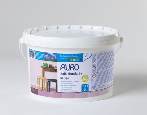 [AUR350004511] Auro Kalk-Buntfarbe Oxid-Rot 2,5l