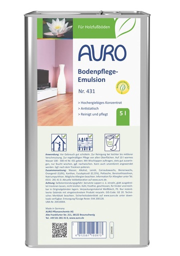 [AUR431000023] Auro Bodenpflege-Emulsion 5l