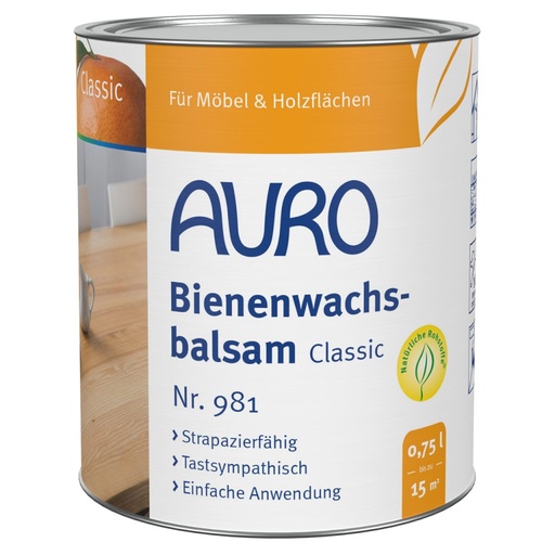 [AUR981000024] Auro Bienenwachsbalsam 0,75l