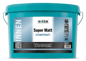 [SET989647] setta Supermatt weiß 12,5 Ltr. Naßabriebkl.2 Deckkraftkl.1