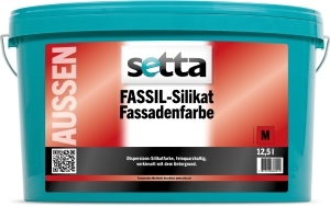 [SET238122] Setta Fassil Silikat Fassadenfarbe weiss 12,5l