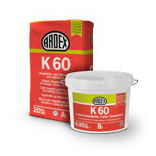 [ADX24201] ARDEX K 60 (Pulverkomponente) Ausgleichs- und Glättmasse auf Latexbasis 20 kg Papiersack