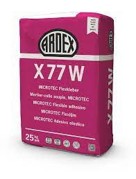 [ADX54064] ARDEX X 77 W MICROTEC Flexkleber, weiß 25 kg Papiersack