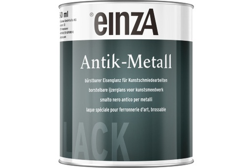 [EIN8690030] einzA Antik-Metall schuppenschwarz 0,75l