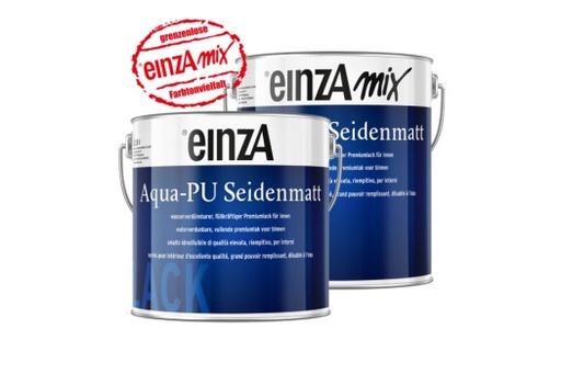 [EIN0076088] einzA Aqua-PU seidenmatt weiß 0,75l
