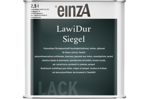 [EIN7002556] einzA Lawidur Siegel farblos 2,5l