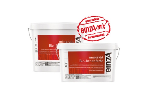 [EIN0030737] einzA mineralit Bio-Innenfarbe  weiß 12,5l