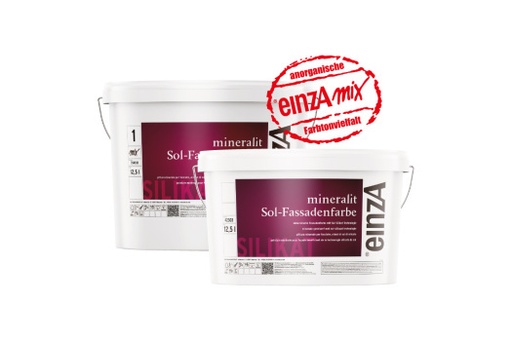 [EIN0030913] einzA mix mineralit Sol Fassadenfarbe 1 12,5l