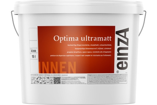 [EIN0020796] einzA Optima Ultramatt 15 l weiß
