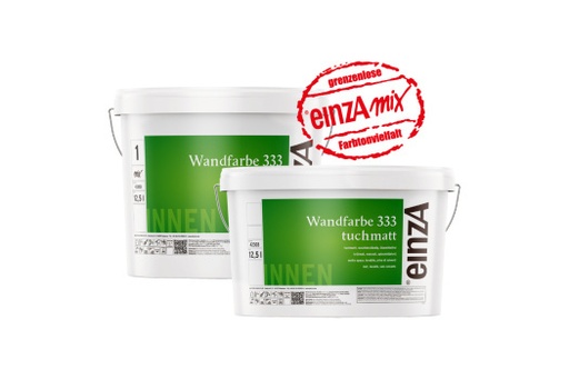 [EIN0030689] einzA Wandfarbe 333 tuchmatt Farbton Malermix Forte altweiß 02 12,5l